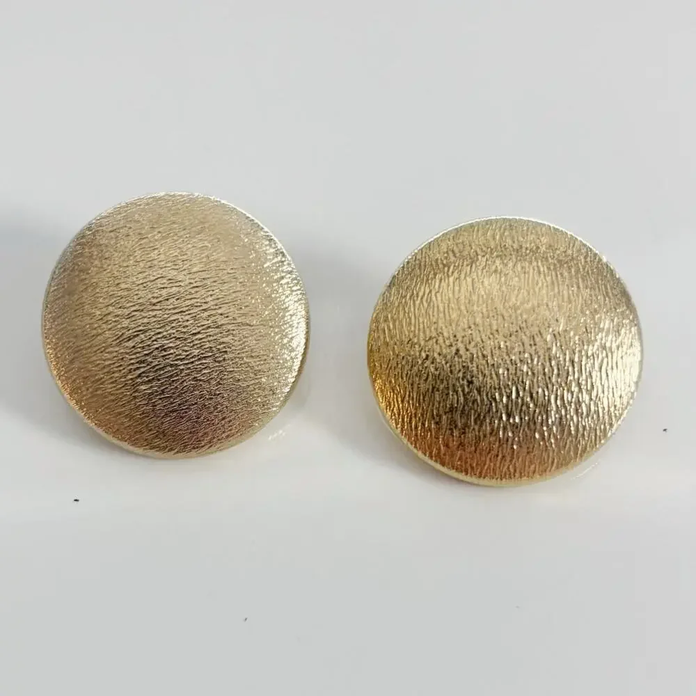 Vintage Clip On Earring Trio Set Gold